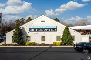 A building with the word orthodontics on it.